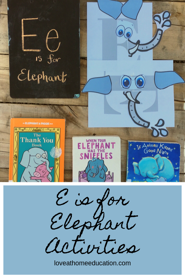 E is for Elephant Activities