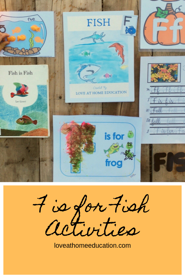 F is for Fish, and Frog Activities!