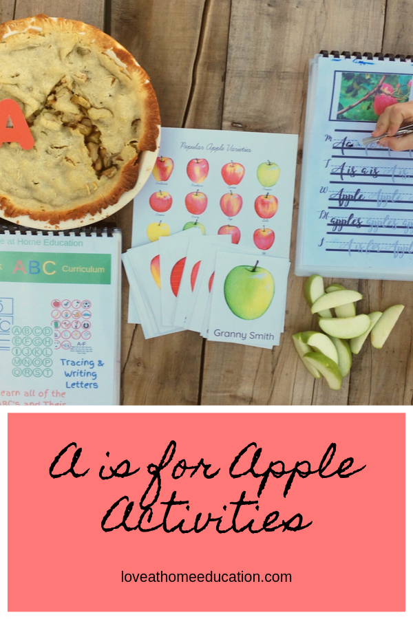 A is for Apple- Love at Home Education’s Recommended Resources!