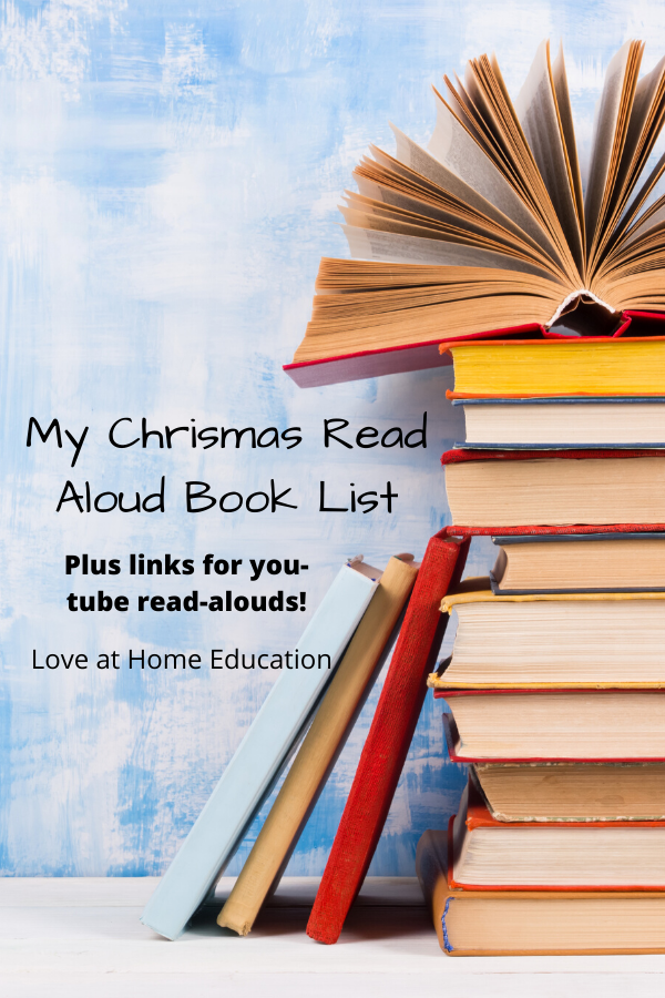 A Christmas Book List- Plus Read Alouds on Youtube!!
