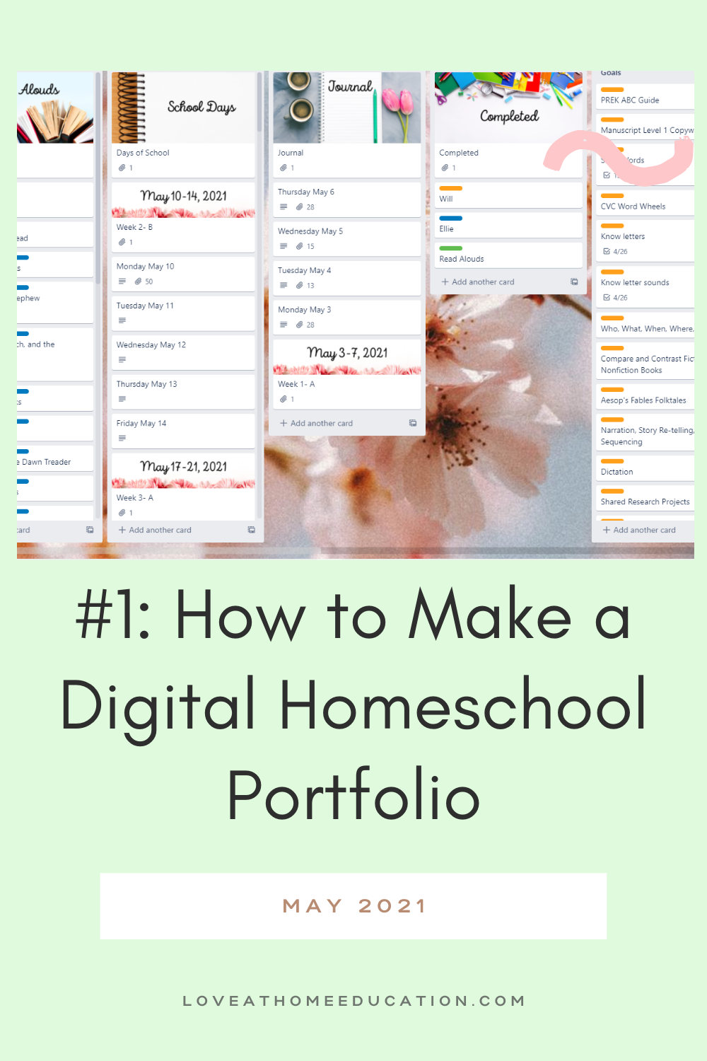 Homeschool Portfolio Series #1: Digital Portfolios