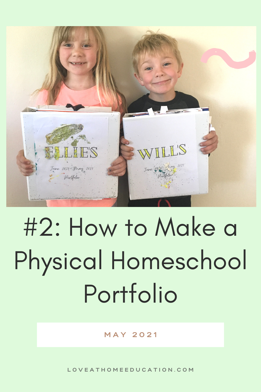 Homeschool Portfolio Series #2: Physical Portfolios