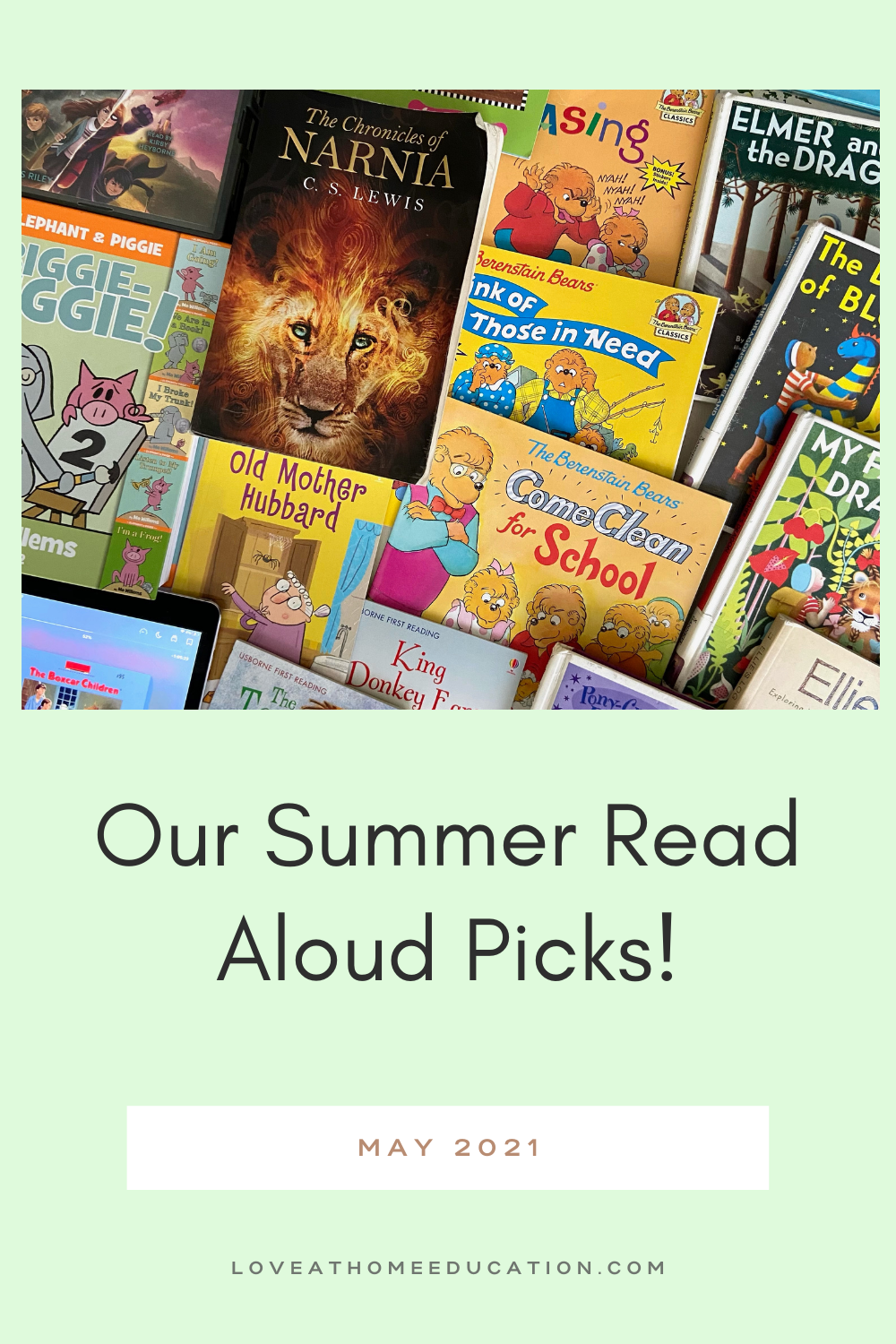 Our Summer Read Alouds: Homeschool Reading Through the Summer! (Plus a Reading Bucket List Freebie!)
