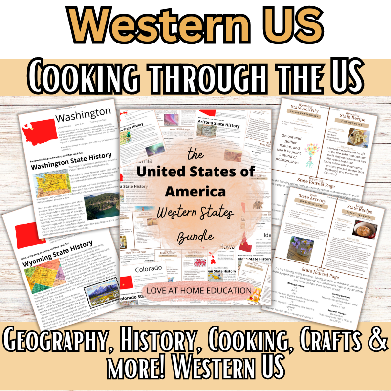The United States of America: Western States Bundle (Cooking through the US)