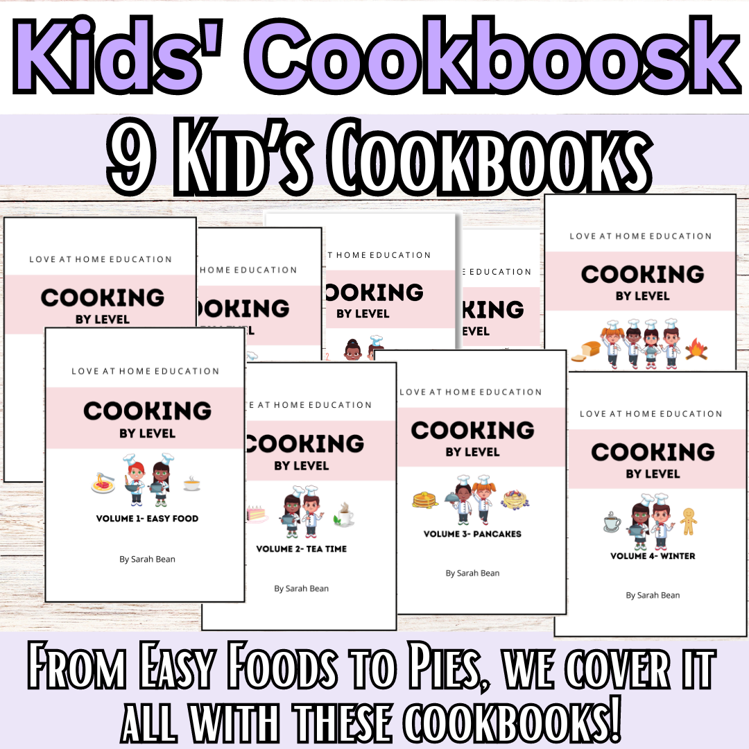 Teach Your Kids to Cook with Our 8 Cookbook Bundle- Buy 6, get 2 Free!