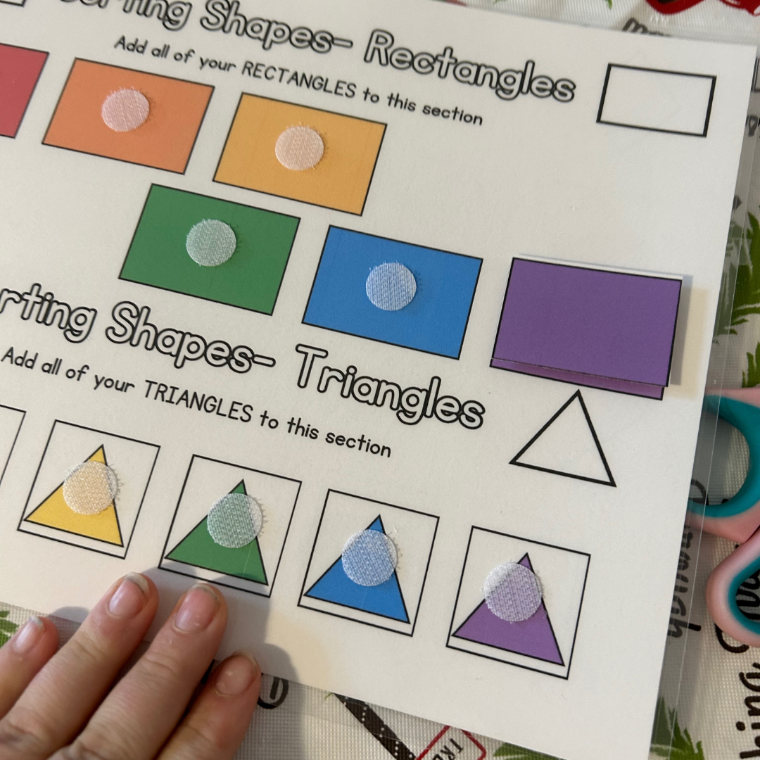 Preschool and Toddler Colors and Shapes BUSY BOOK! Perfect for ...